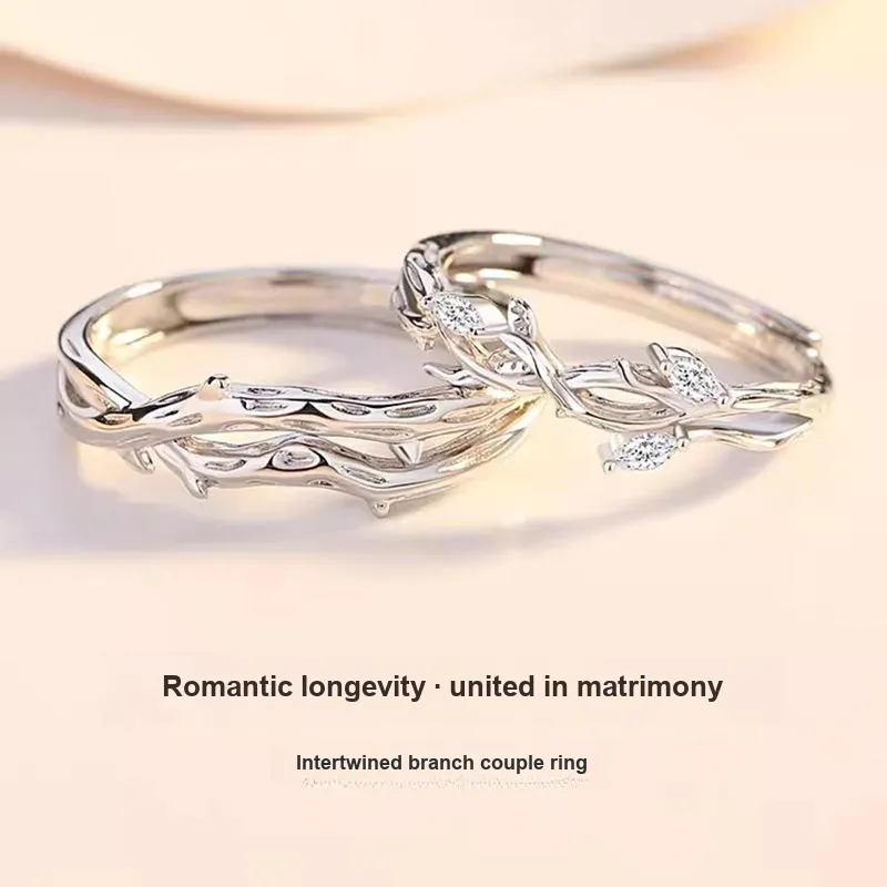 Anxious Copper Alloy Rings Unisex-1