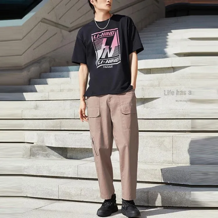 LiNing CF Casual Pants Unisex Ginger Bread Brown-2