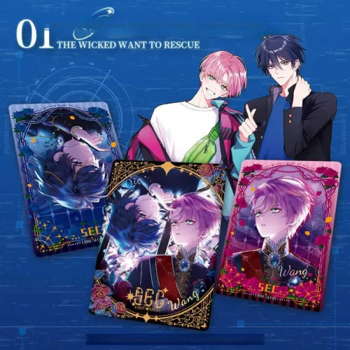 CARD.FUN 'Evil People Want To Save' Rule Of The Villain IP/Anime Cards 3 Sheets/pack