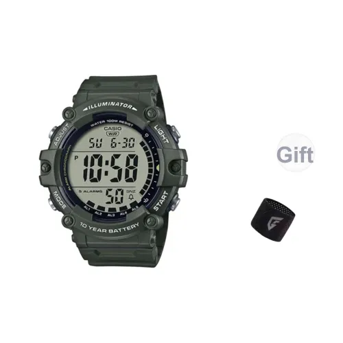 CASIO Кварцевый механизм Часы Мужские Серый циферблат