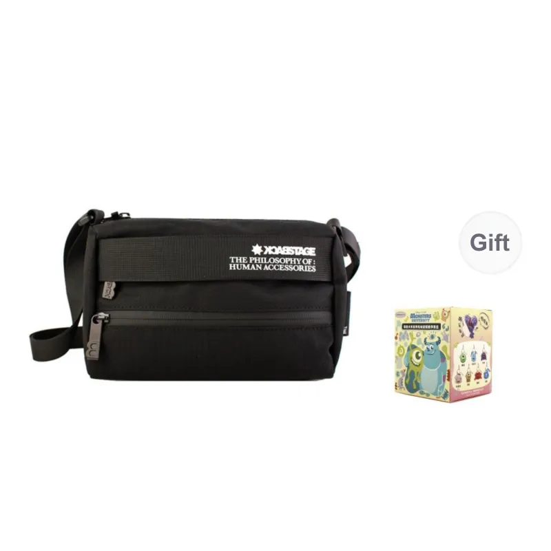 BACKSTAGE Polyester Shoulder Bag Crossbody Bag Unisex Black Green Blue-0