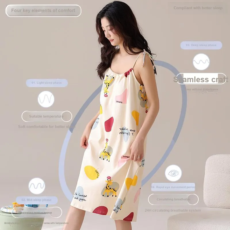 Lan Miao Women's Nightgowns-3