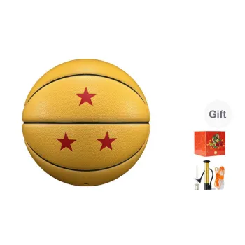 VEIDOORN x LONGZHU Z PU Basketball Yellow Size 7 Ball Street Training Competition Unisex