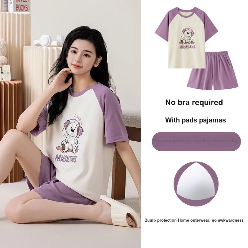 MADALLO Pajama Set Women's Dark Purple-1