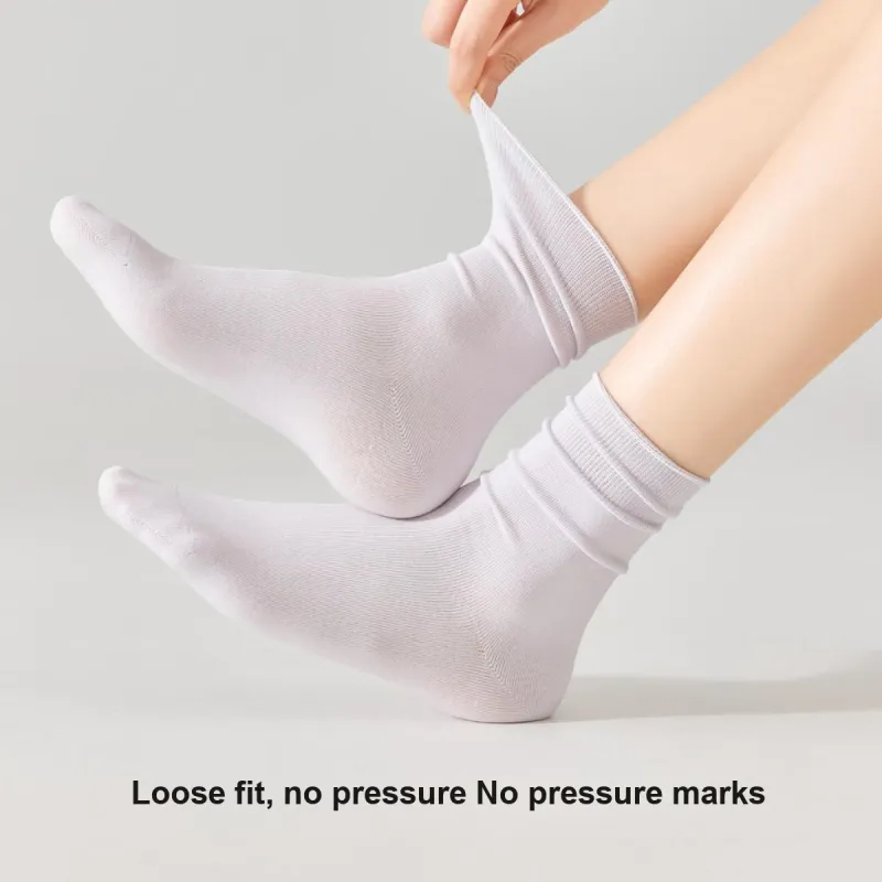 Temooues Mid Calf Socks Women's Combo Set-1