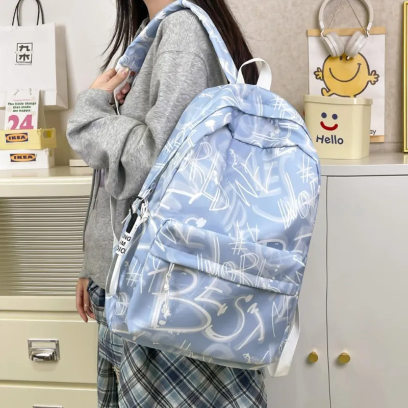 LEXI Nylon Backpack Unisex Multicolor-8