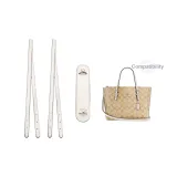 Ecru[2-Pack Underarm Shoulder Strap 81cm+Pressure-Relieving Shoulder Pads]