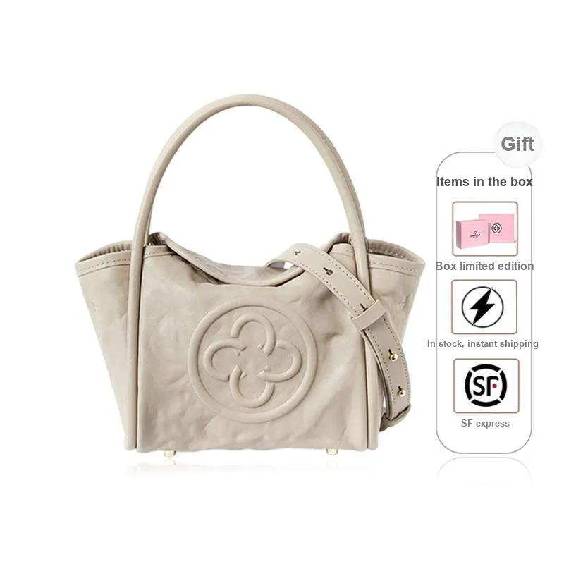 CASSILE Cow Leather Handbag Medium Size Women's Multicolor