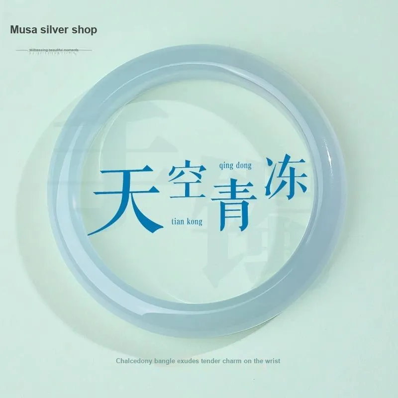 MIAOYINGE Chalcedony Bangles Women's-1