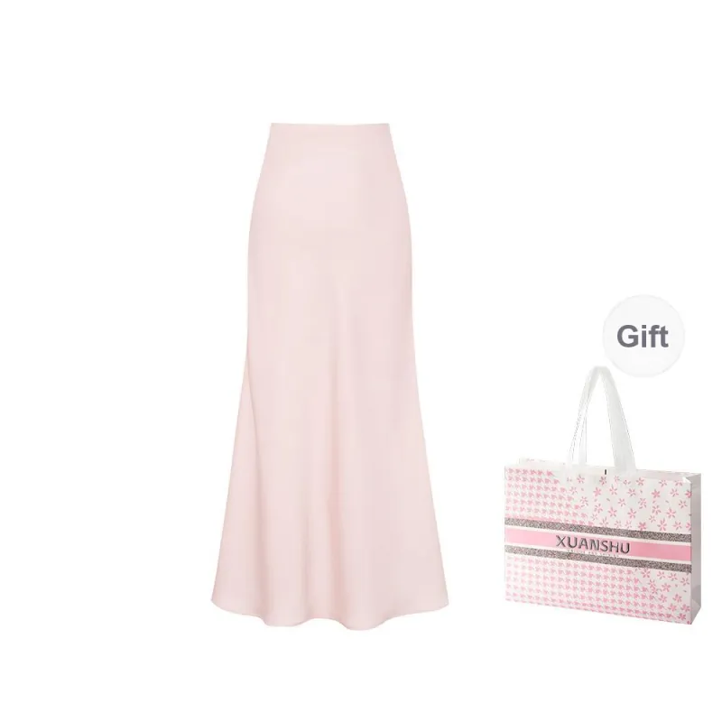 XUANSHU Casual Long Skirt Women's-22