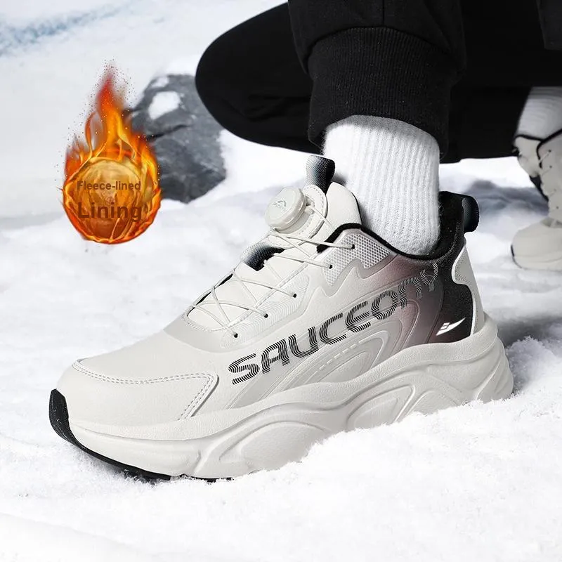 Kuding Cushioned Anti-Slip And Wear-Resistant Support Warm Low-Top Running Shoes Unisex-11