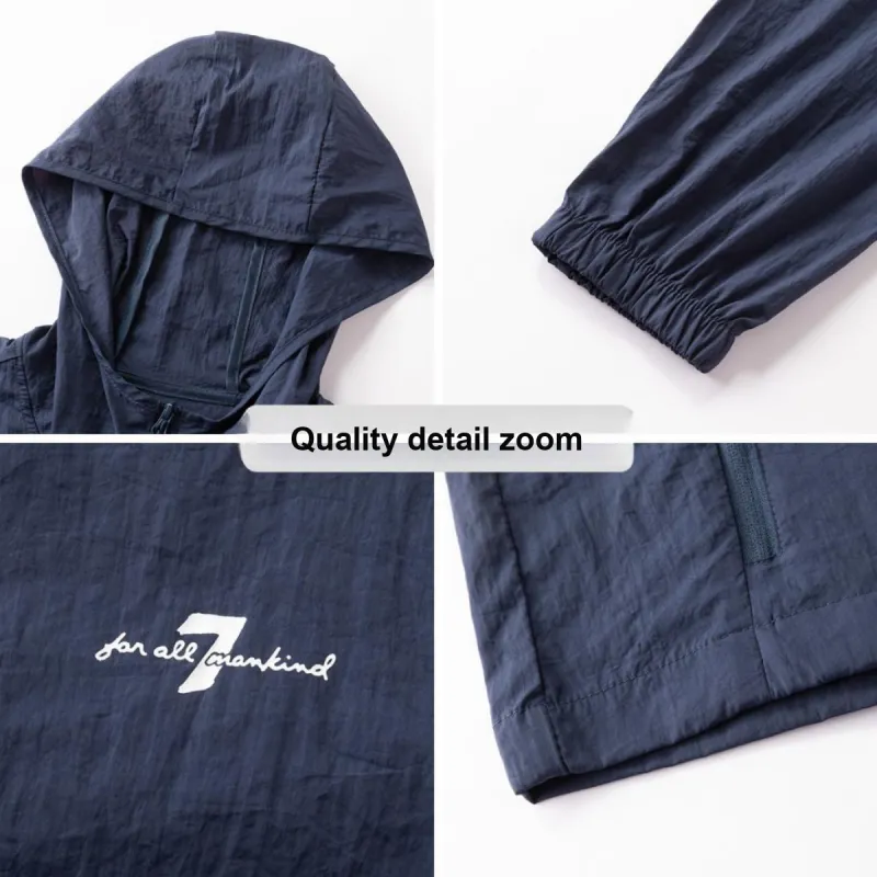 7 FOR ALL MANKIND Breathable Sun Protection Sun Protection Clothing Men's-20