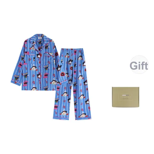 Wabi Town Pajama Подарочная коробка Женские Синий