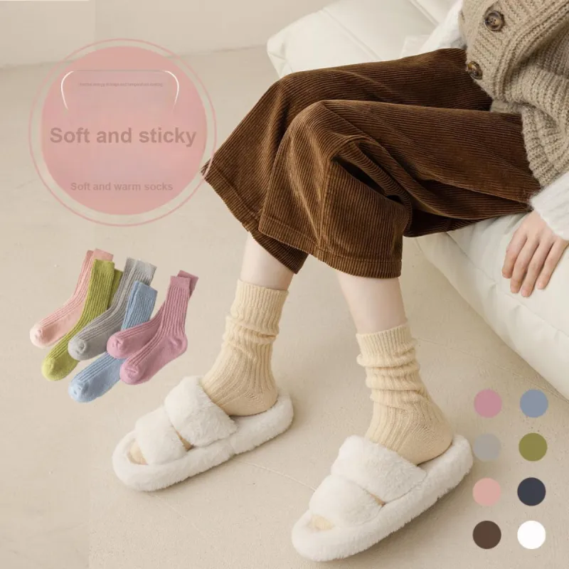 MIIOW Mid Calf Socks Women's Combo Set-1