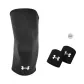 Black Knee Protector, 1 Pack+Black Wrist Brace