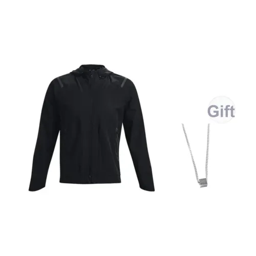 Under Armour UA Sun Protection Series Куртки и пальто Мужской Черный с ожерельем