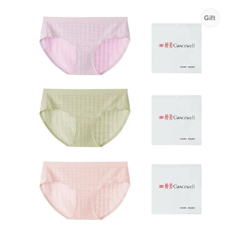 GRACEWELL Underpants Women's Shopping Bag 3 Pack-4