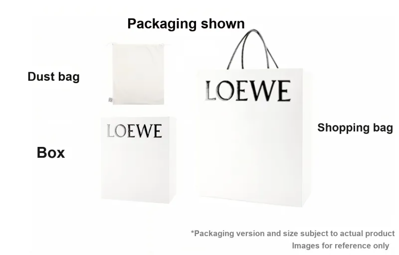 LOEWE Elephant Pocket Cow Leather Cell Phone Pouch Shoulder Bag Crossbody Bag Women's Dark Khaki Green-4