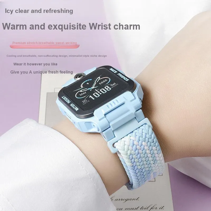 CHRROTA Imoo Compatibility Watch Band Woven Material-4