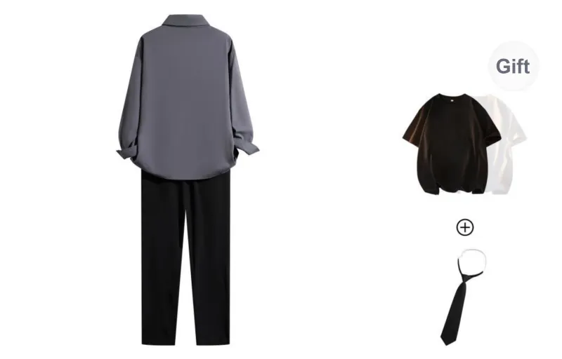 LA'T.WEEKEND Shirt Matching Set Unisex-13