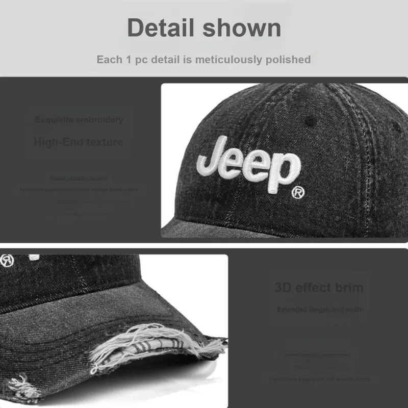 Jeep Cotton Baseball Caps Unisex-4