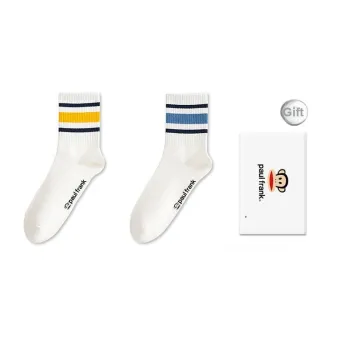 PAUL FRANK Mid Calf Socks Men's 4 Pack Gift Box Set