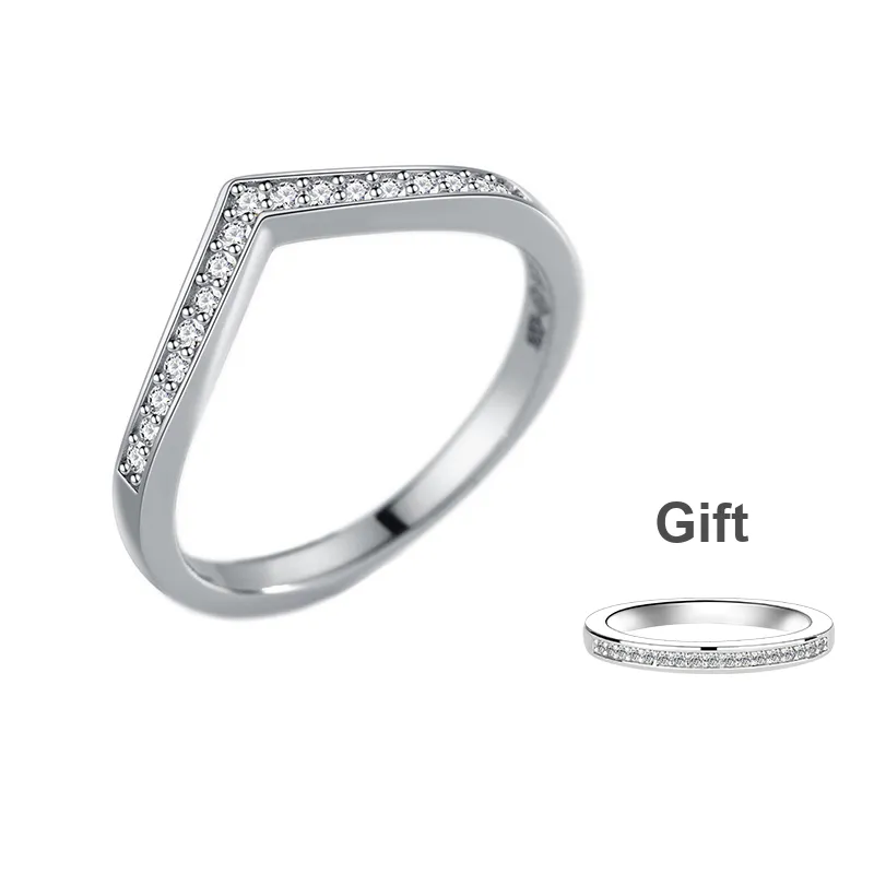 Right Hand Waiting S925 Silver Rings Women's