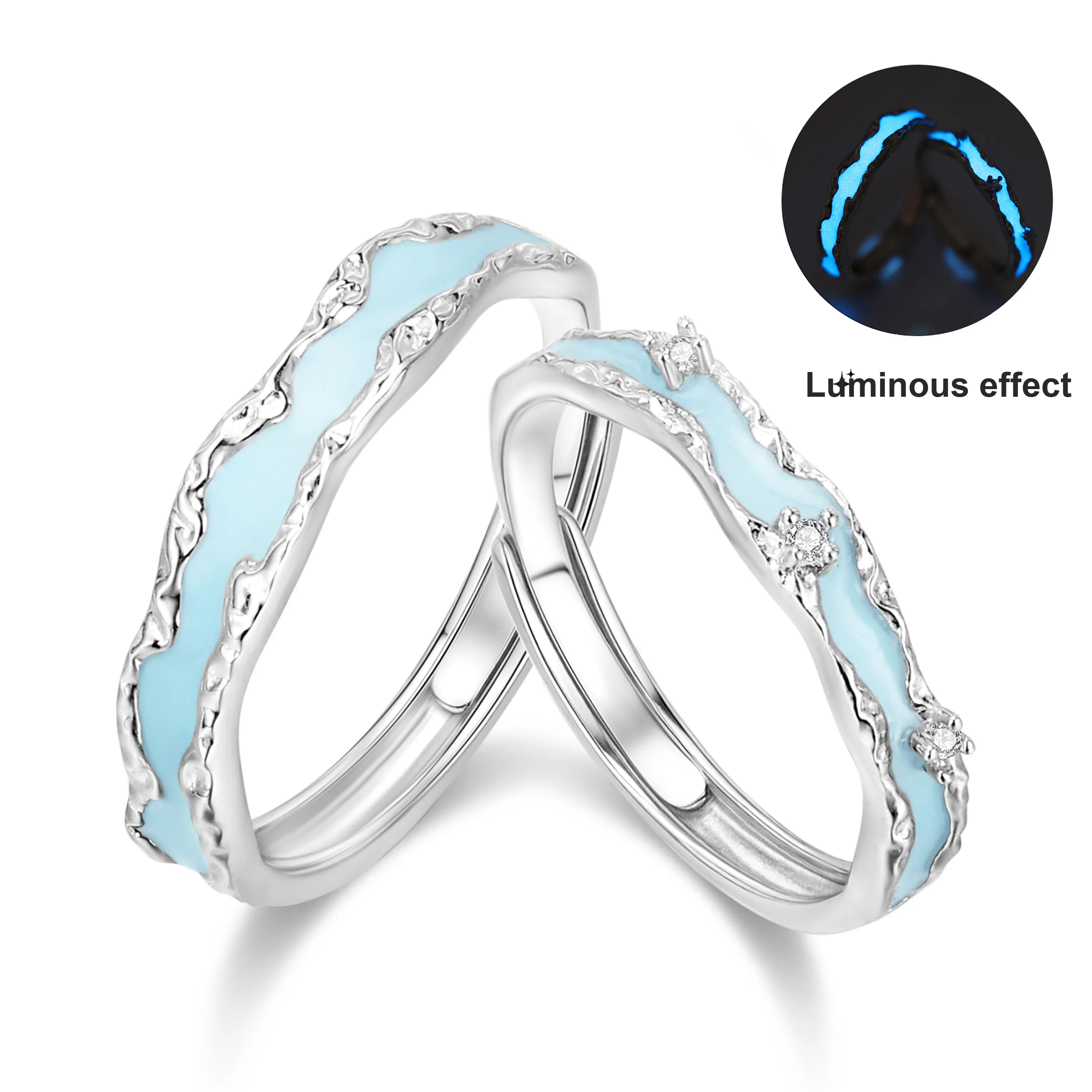 Central Fashion Silver 925 Rings Unisex