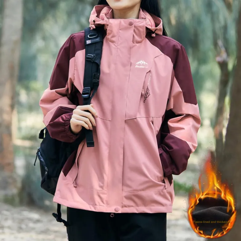 DOUBLEFISH Windproof Windbreaker Jacket Unisex-5