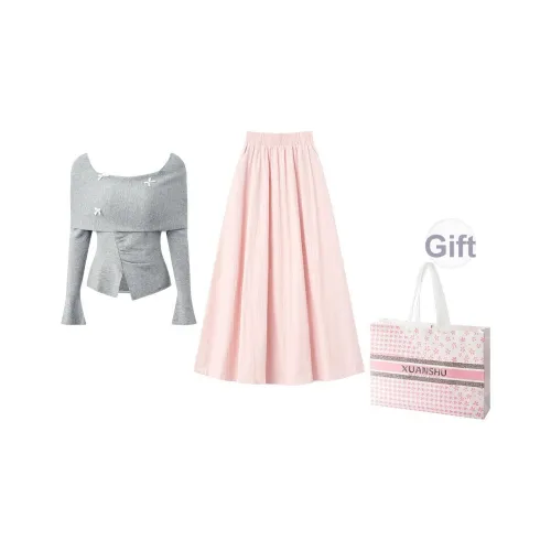 XUANSHU Женские комплекты с юбкой