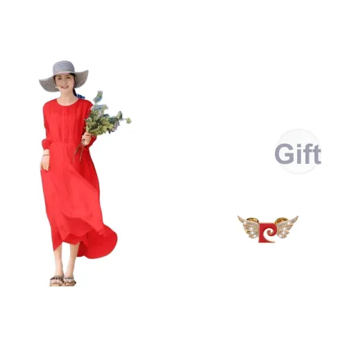 PIERRE CARDIN Длинное платье с длинными рукавами женское