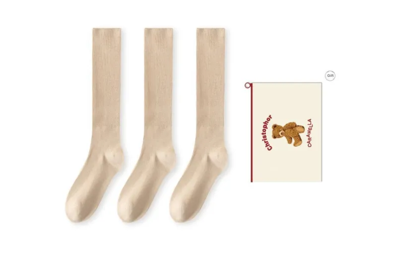 Caramella Knee High Socks Women's Gift Box Combination-4