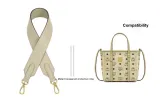 MCM Basket Bag Ecru 3.8 Width 65cm with Metal Protective Ring*2