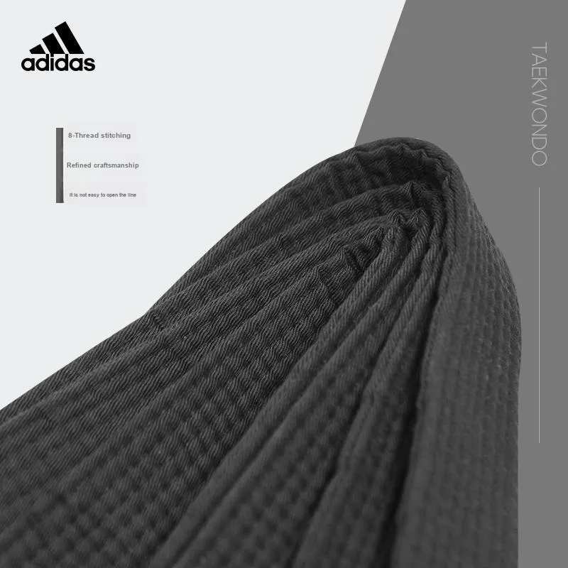 Adidas Taekwondo Equipment Taekwondo Belt Black-3