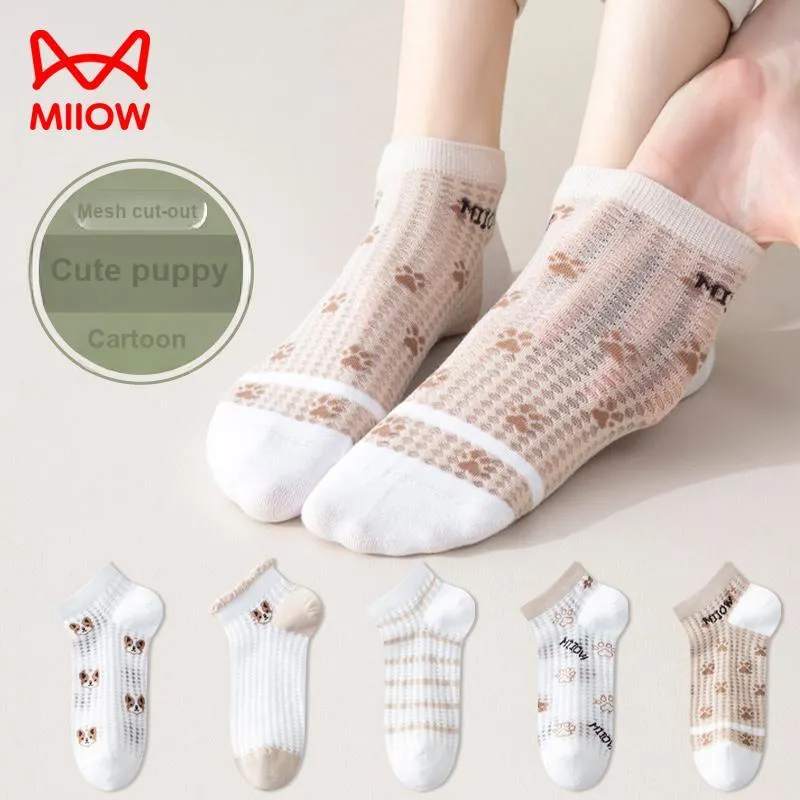 MIIOW Ankle Socks Women's 5 Pack-6