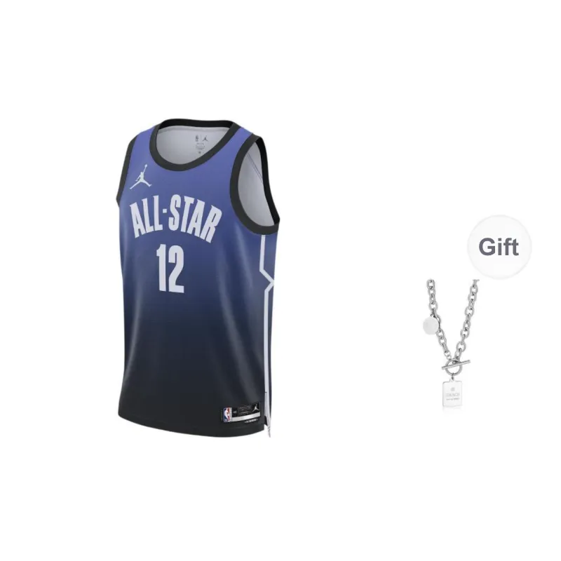 Jordan ALL-STAR WEEKEND Basketball Jerseys Unisex Blue-0