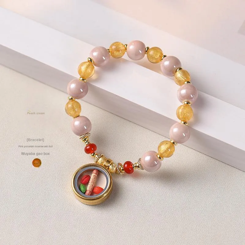 HANCANG Colored Glaze Bracelets Women's-4