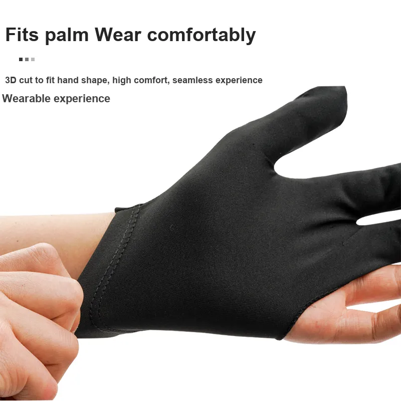 INVUI Billiards Three Finger Gloves-3