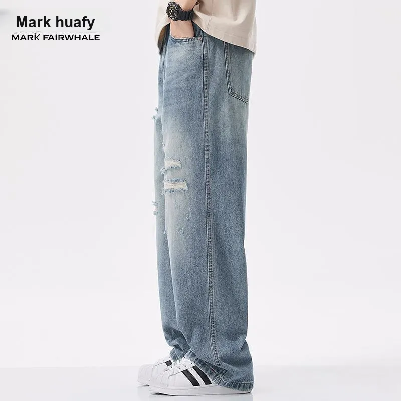 FAIRWHALE Jeans Unisex Blue-5