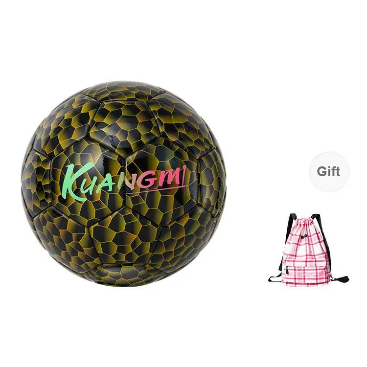 Kuangmi Size 5 Soccer PU Seamless Thermal bonding Unisex-35