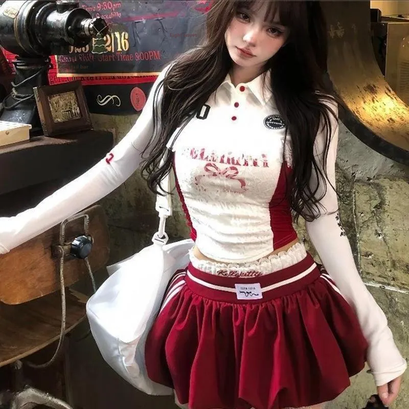 JOSR Two Piece Skirt Sets Women's-3