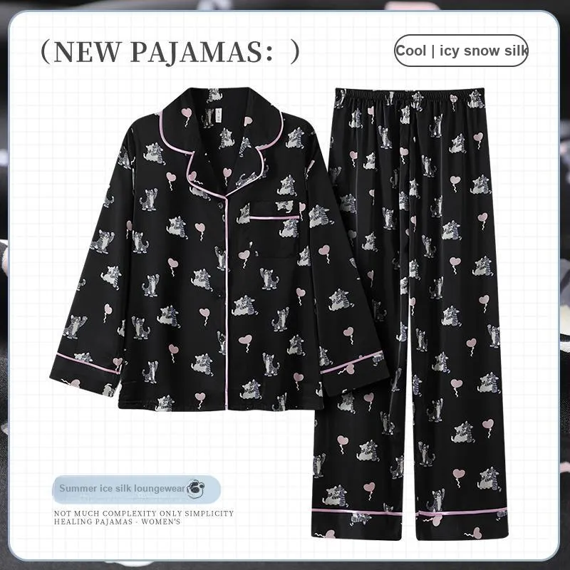 Maultiay Pajama Set Women's Black-1