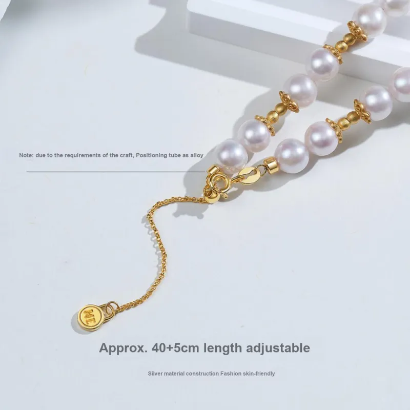 ME LUXE Saltwater Pearl Necklaces Women's-2