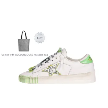 Golden Goose Stardan Low Top Stylish Skateboarding Shoes Men's White Designer Collaboration Edition