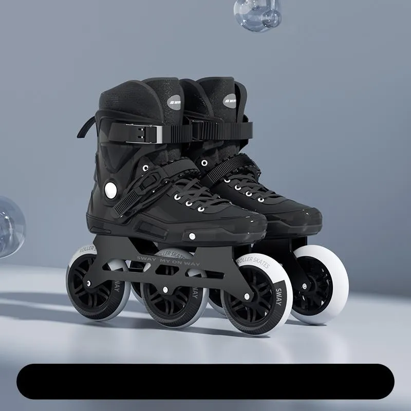 Sway Inline Skates Unisex Black White Two Tone-61