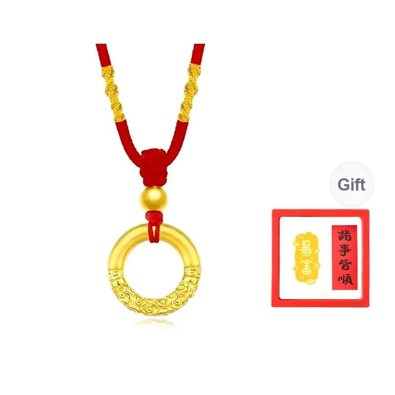Chongqing Gold Store 999 Fine Silver Necklaces Unisex-5