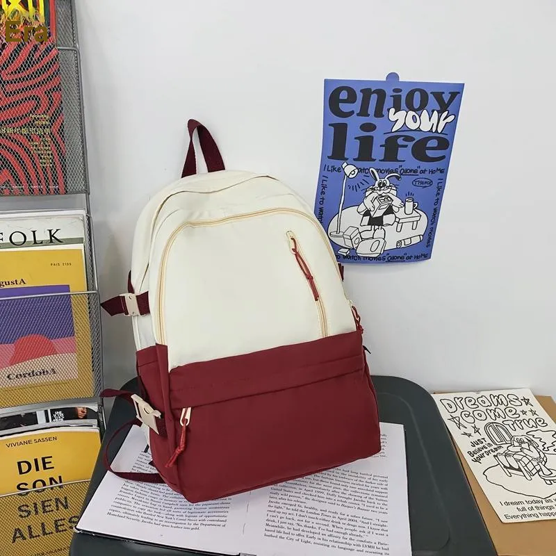 Yalu Nylon Backpack Unisex Multicolor-3