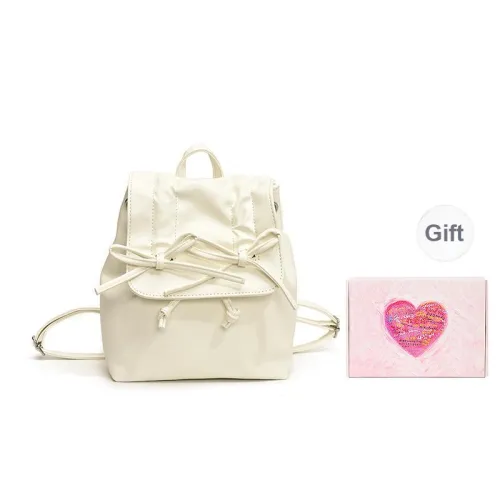 NATTY Minimalist Style Design Pleated Ballet Sweet Style PU Backpack Women's Multicolor