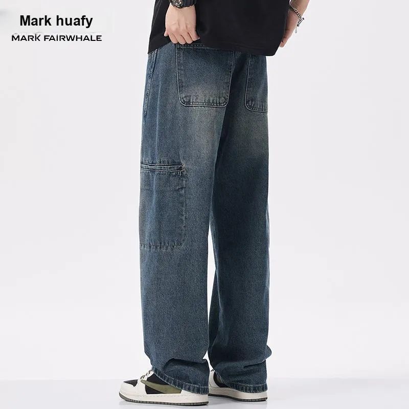 FAIRWHALE Jeans Unisex Blue-5