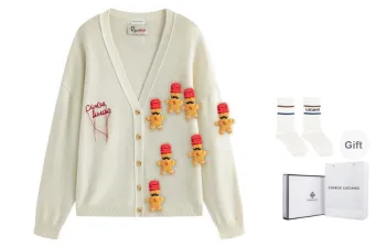 Charlie Luciano Knitwear Unisex White
